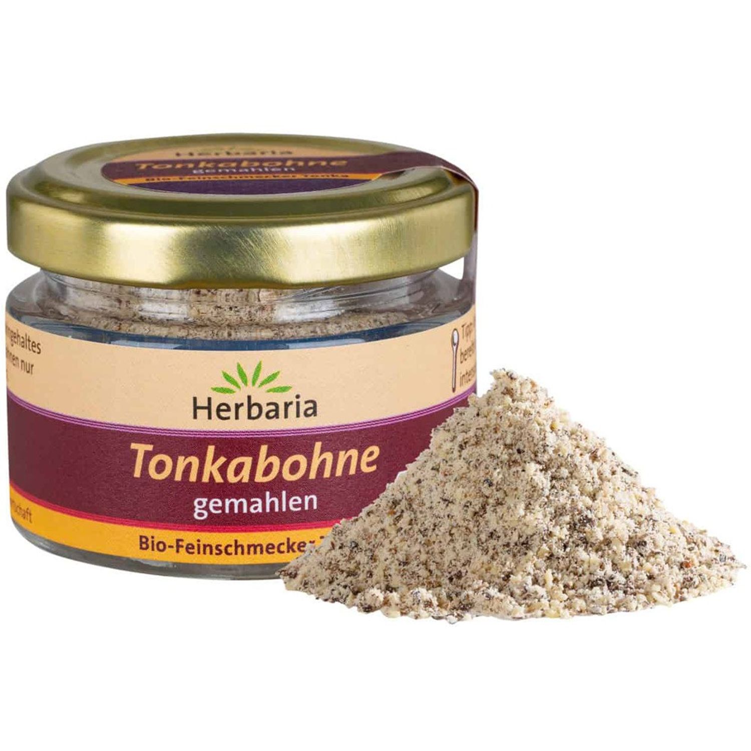 Boabe de tonka Bio, macinate 10g Herbaria fotografia produsului