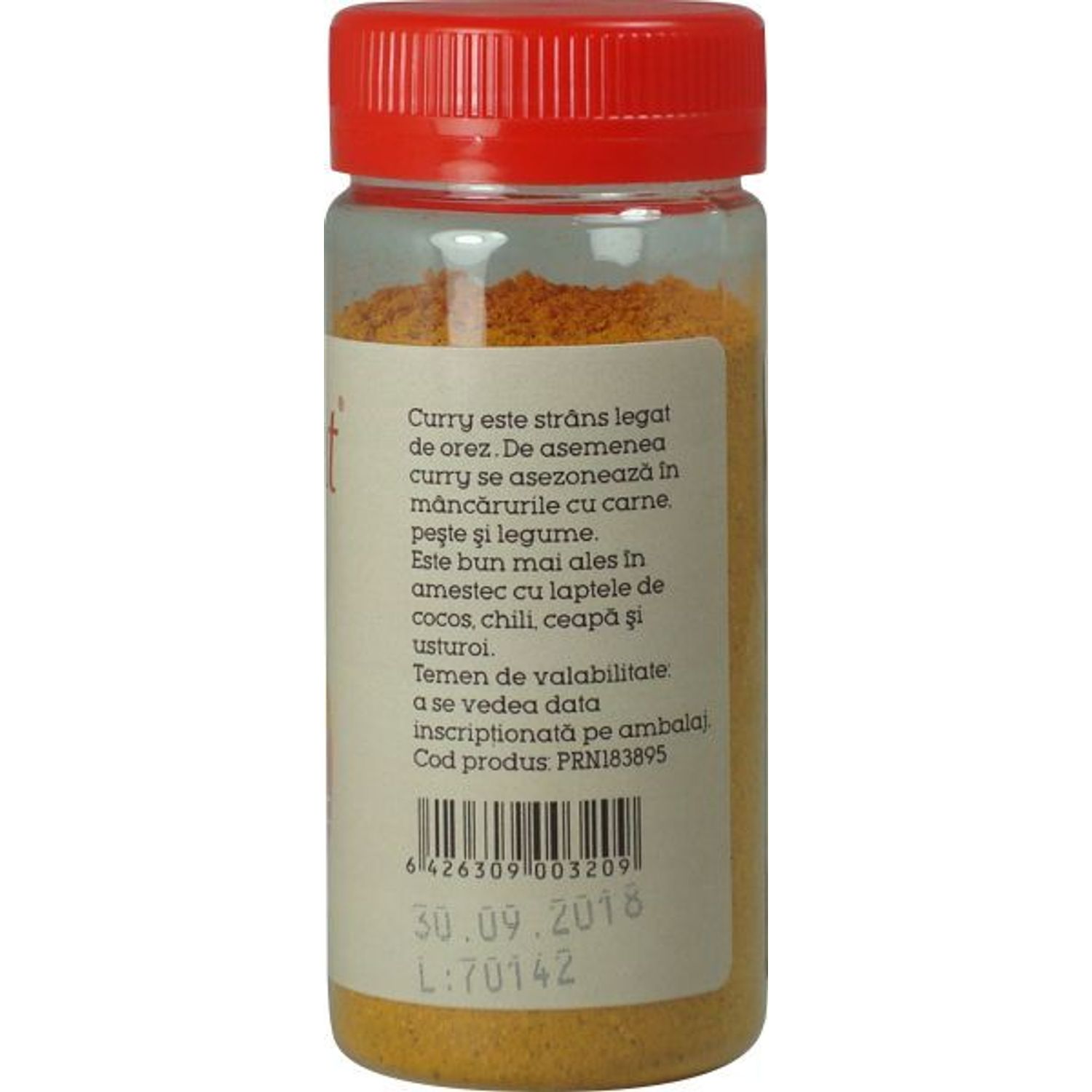 Curry Bio, 50 g fotografia produsului View 3 L