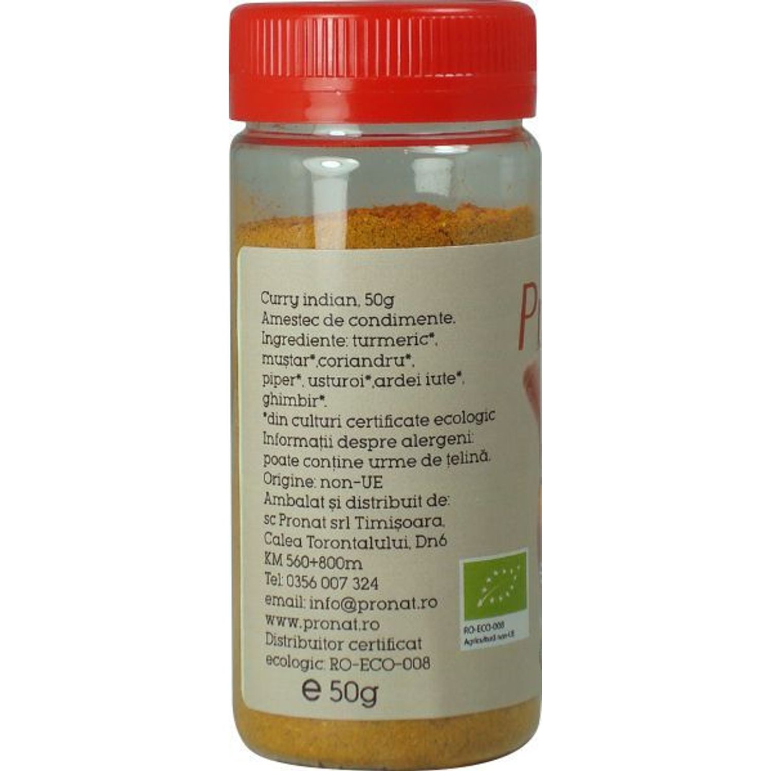 Curry Bio, 50 g fotografia produsului View 2 L