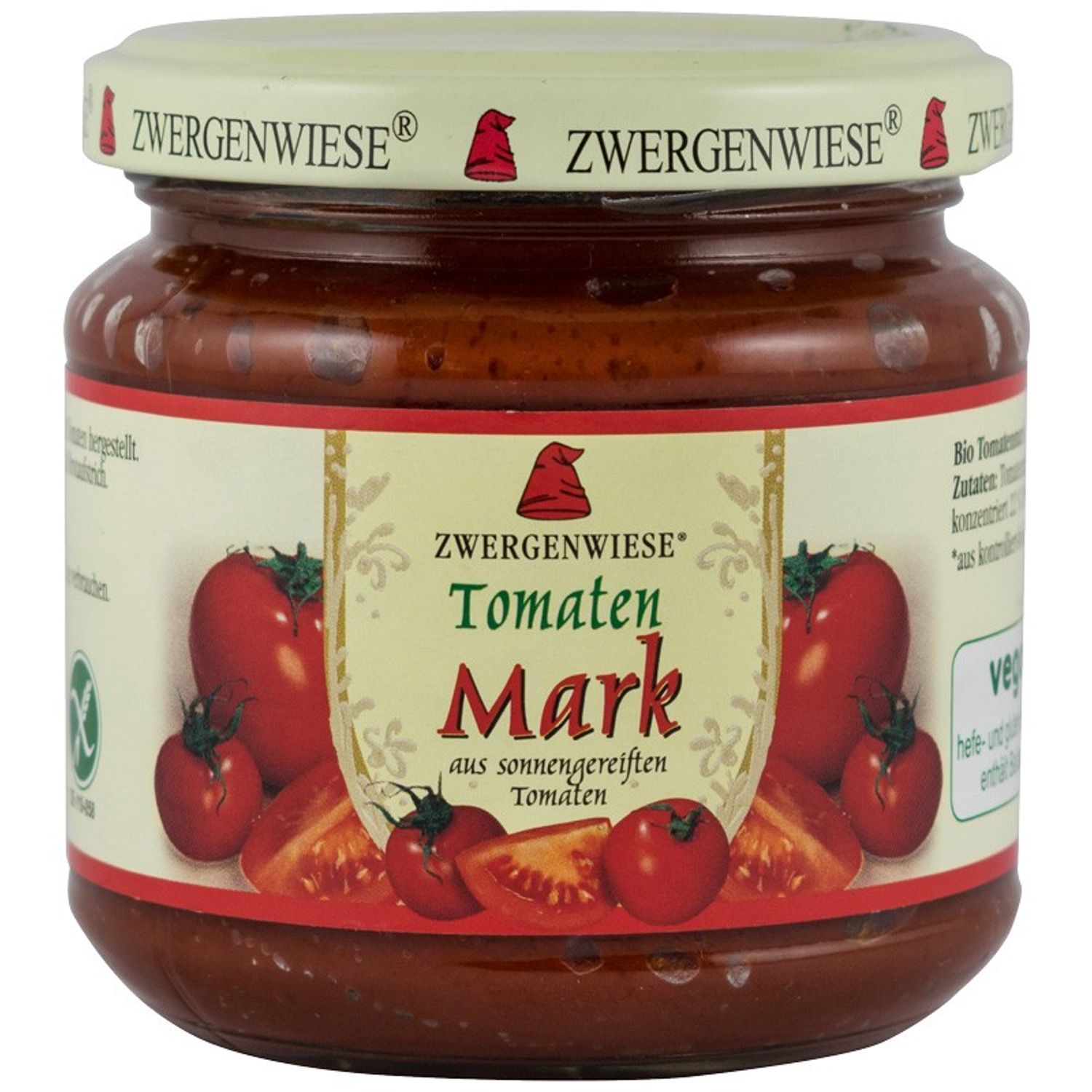 Pasta Bio de tomate, 200g Zwergenwiese fotografia produsului