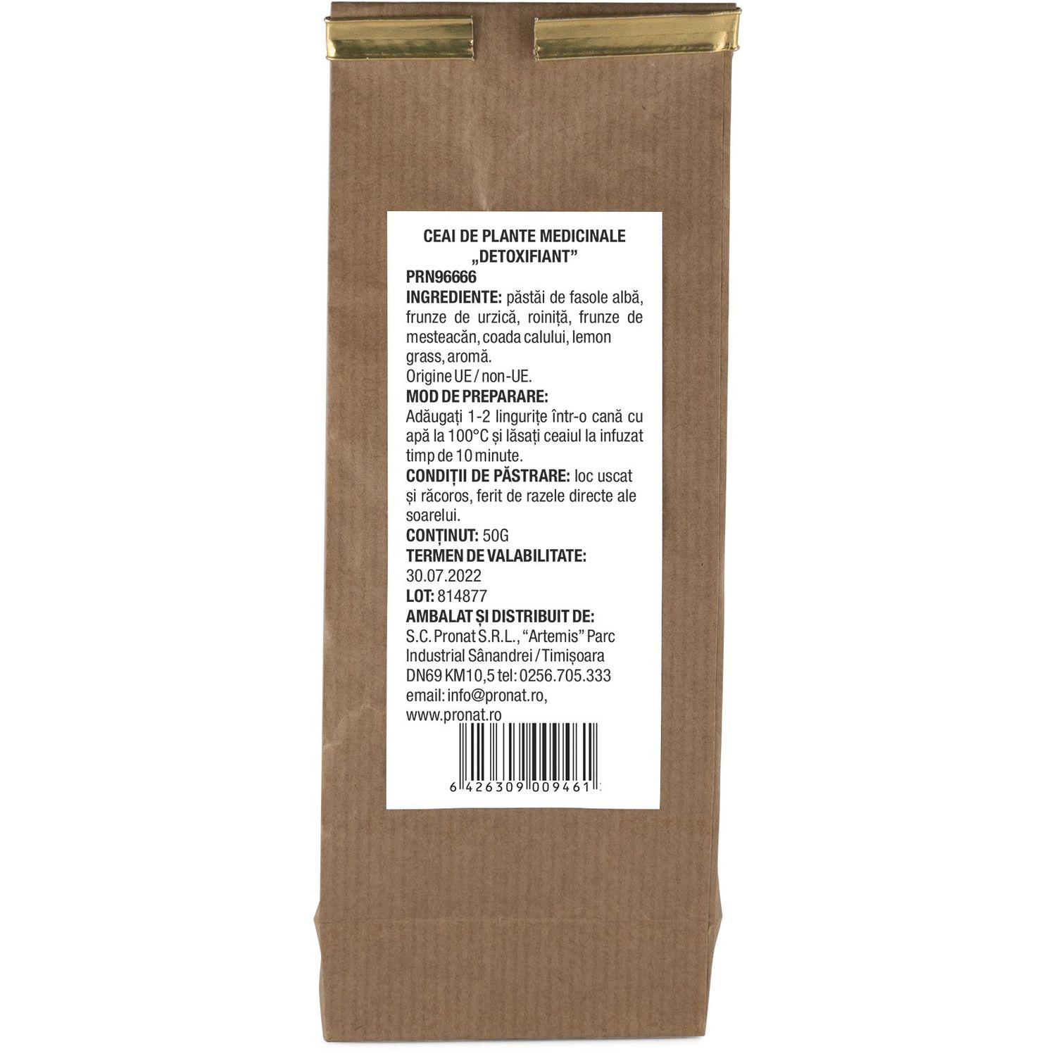 Ceai de plante medicinale detoxifiant 50g fotografia produsului View 2 L