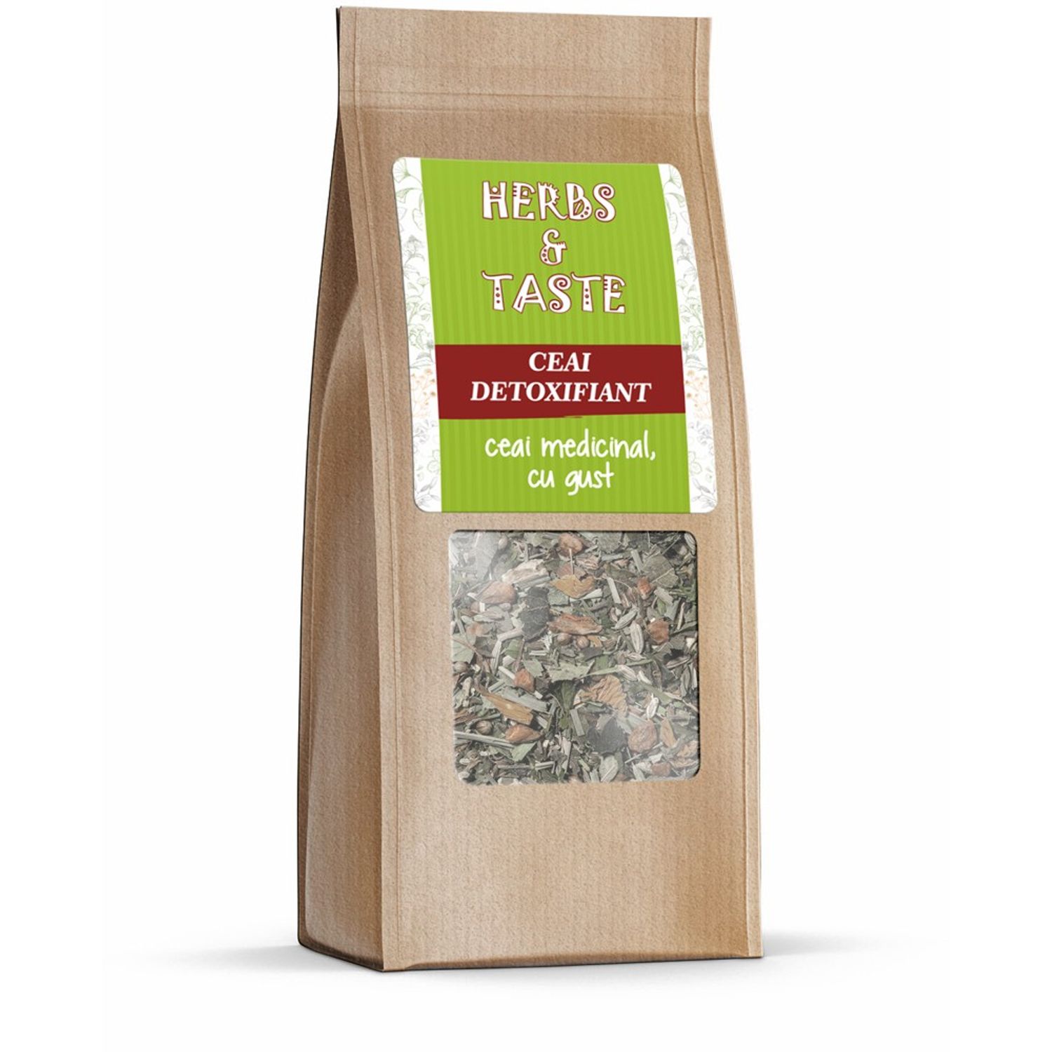 Ceai de plante medicinale detoxifiant 50g fotografia produsului