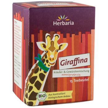 Ceai Bio Din Plante Si Condimente Giraffina, 15x1,8g Herbaria
