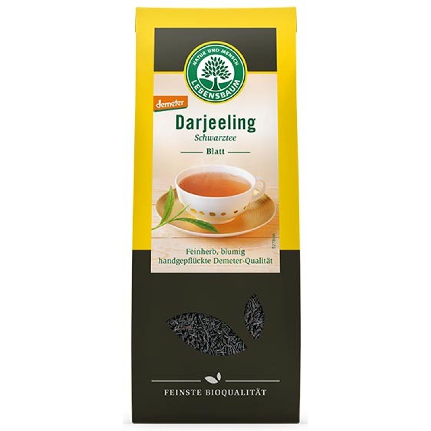 Ceai Bio negru darjeeling, 100 g Lebensbaum fotografia produsului