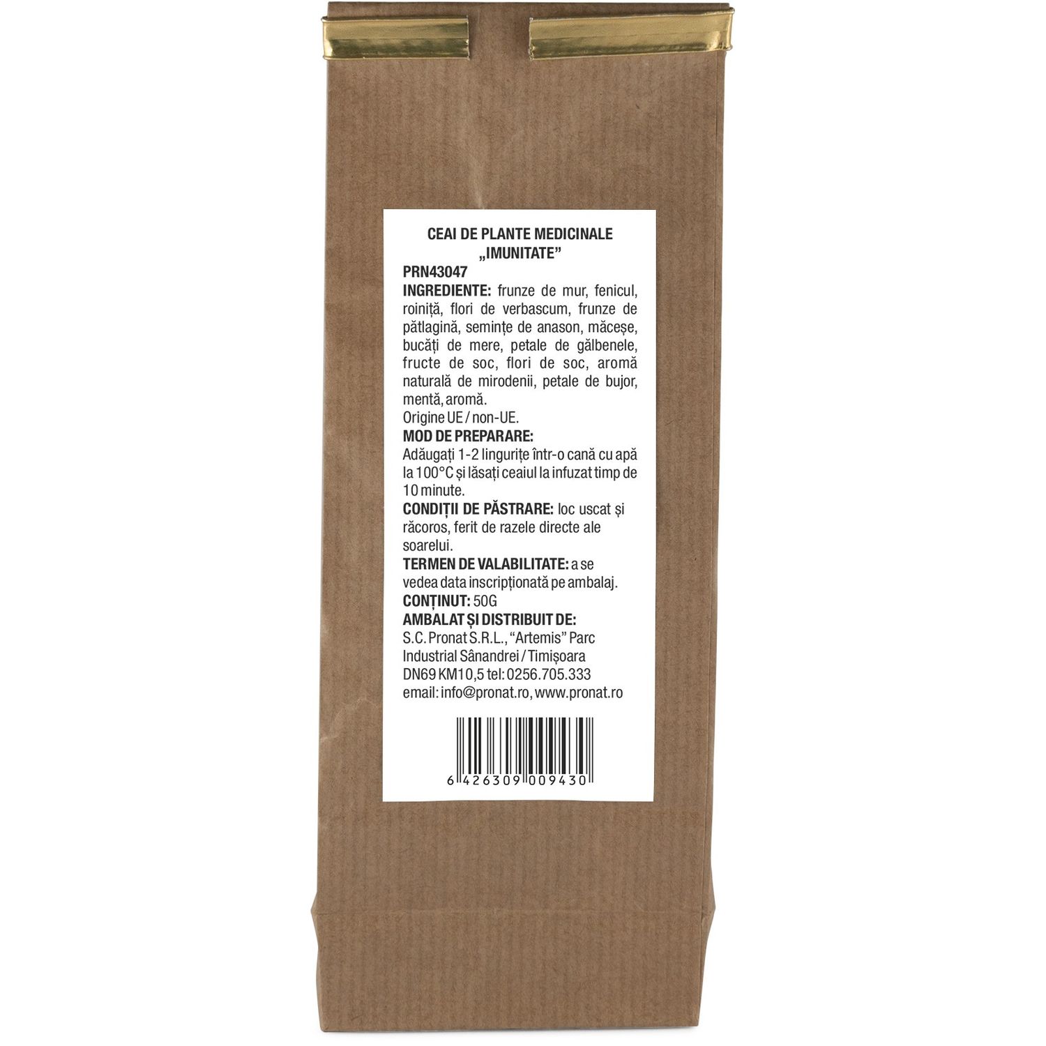 Ceai de plante medicinale imunitate 50g fotografia produsului View 2 L
