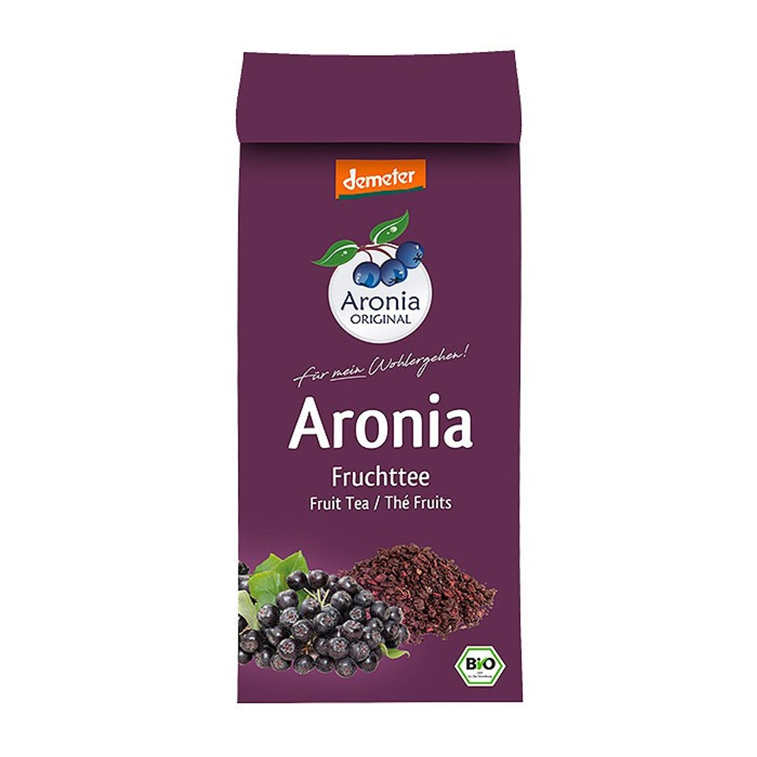 Ceai Bio special de Aronia, 150 g Aronia original fotografia produsului