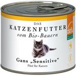 Bio hrana pentru pisici pate cu gasca 200g Defu fotografia produsului