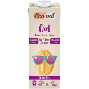 Bautura bio de ovaz fara gluten, natur, 1l ecomil