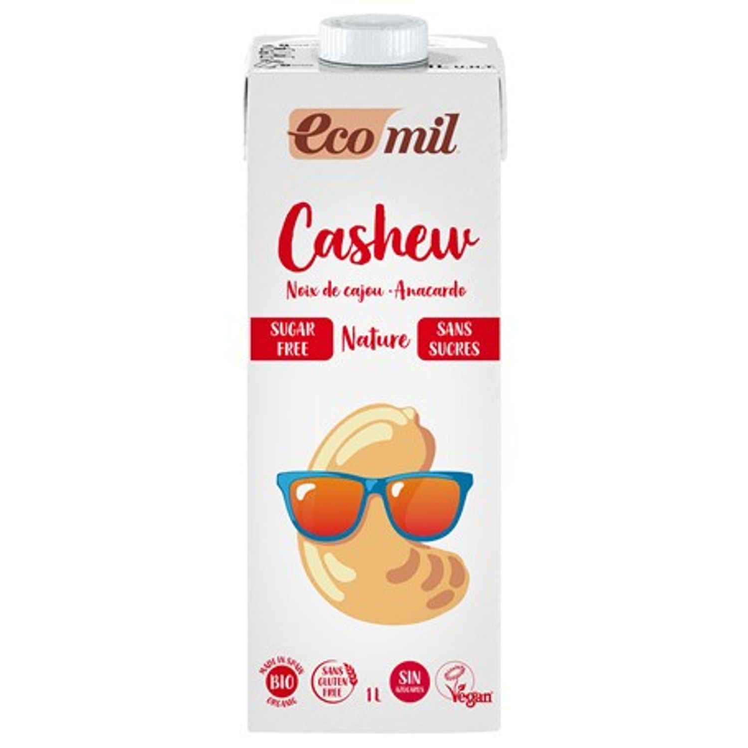 Bautura Bio de caju, natur, 1l Ecomil fotografia produsului