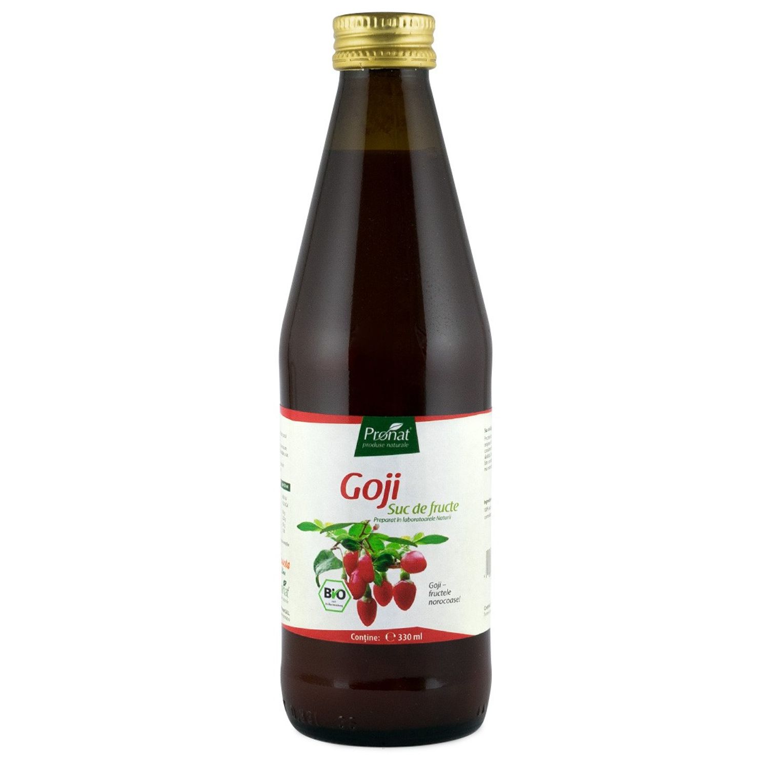 Suc de goji 100%, Bio, 330 ml Medicura fotografia produsului