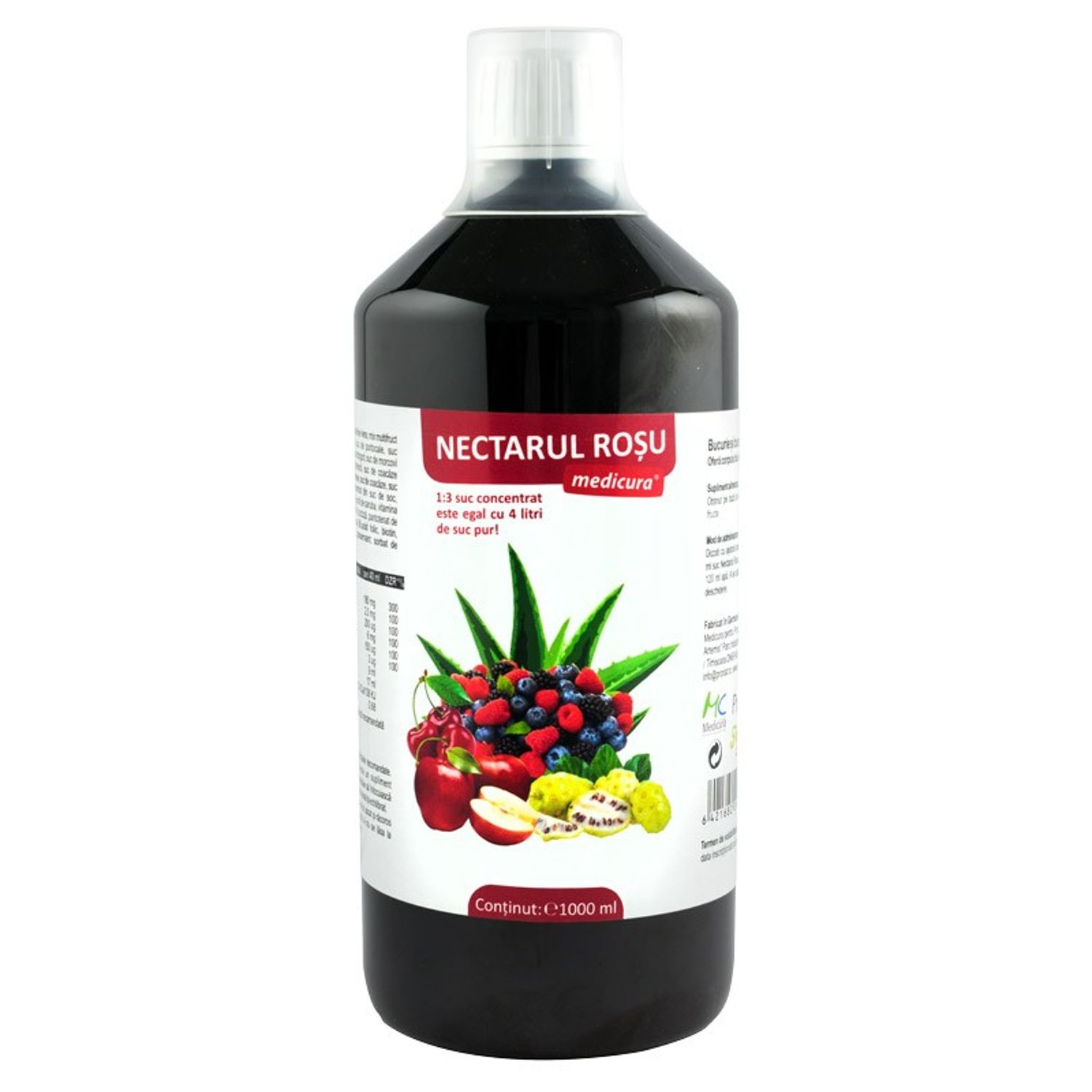 Nectarul rosu, 1000 ml medicura fotografia produsului