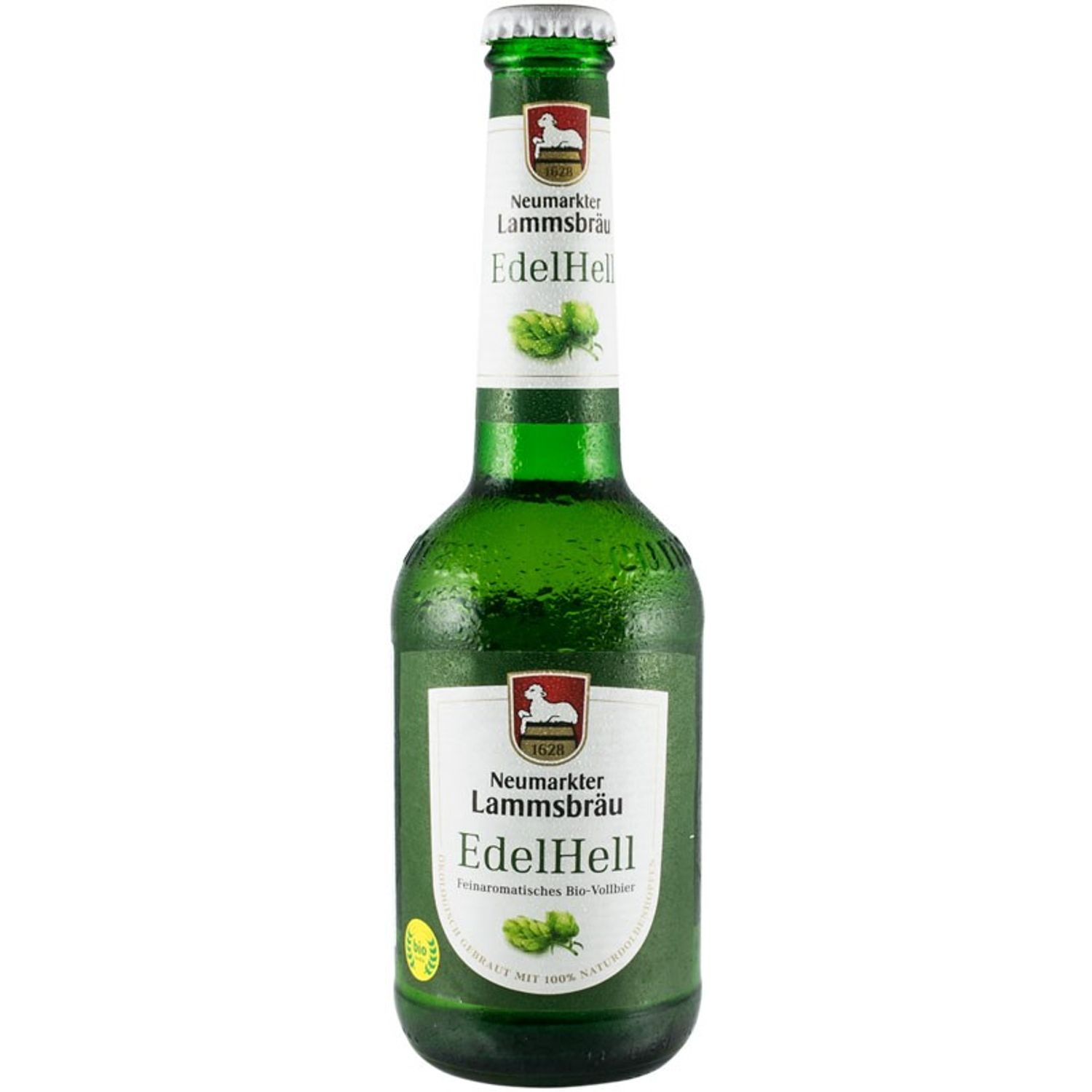 Bere Bio Edelhell 5,0 % vol. alcool, 0,33 l Neumarkter lammsbrau fotografia produsului