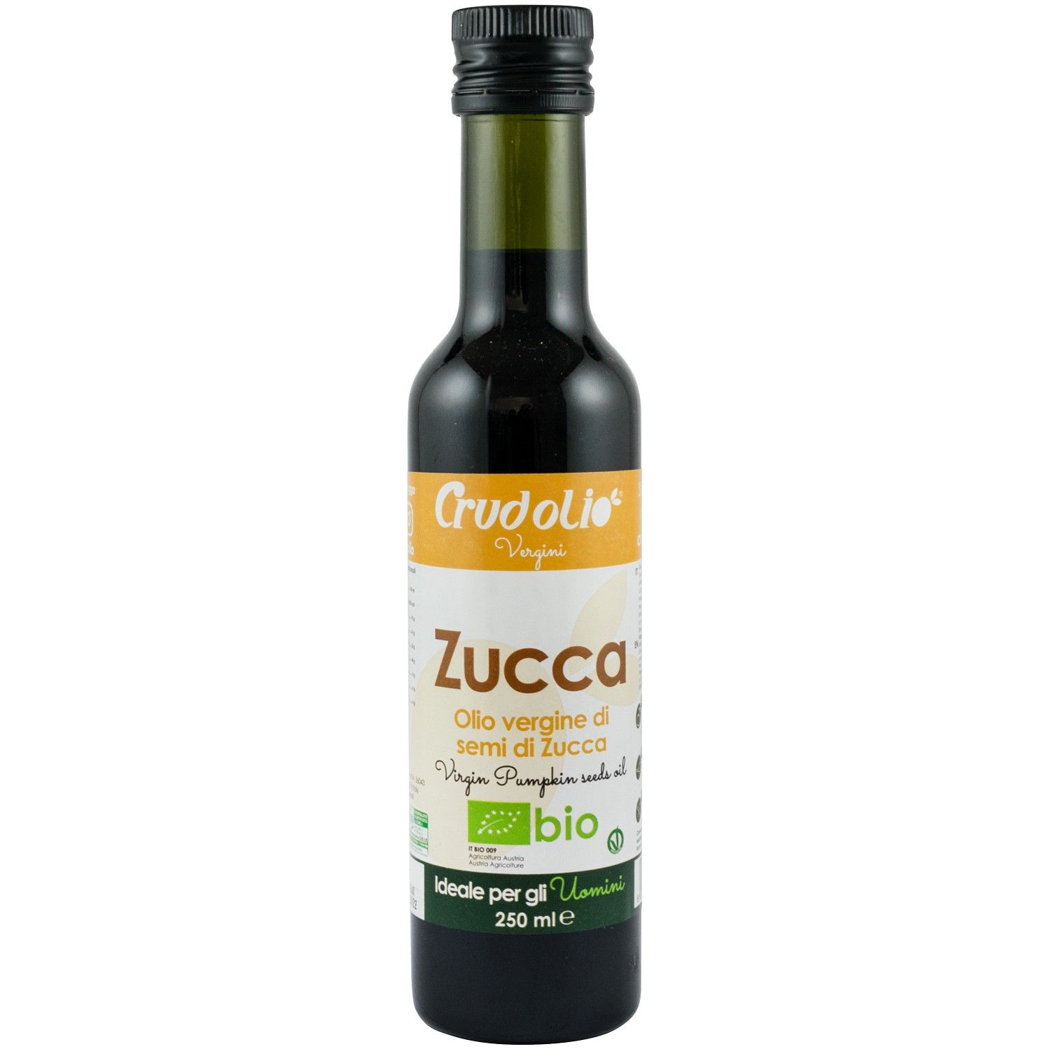 Ulei Bio din seminte de dovleac 250 ml Crudolio fotografia produsului