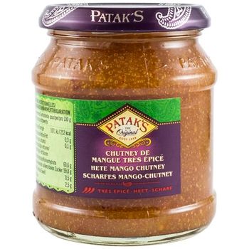Chutney sos de mango picant, 340 g patak's