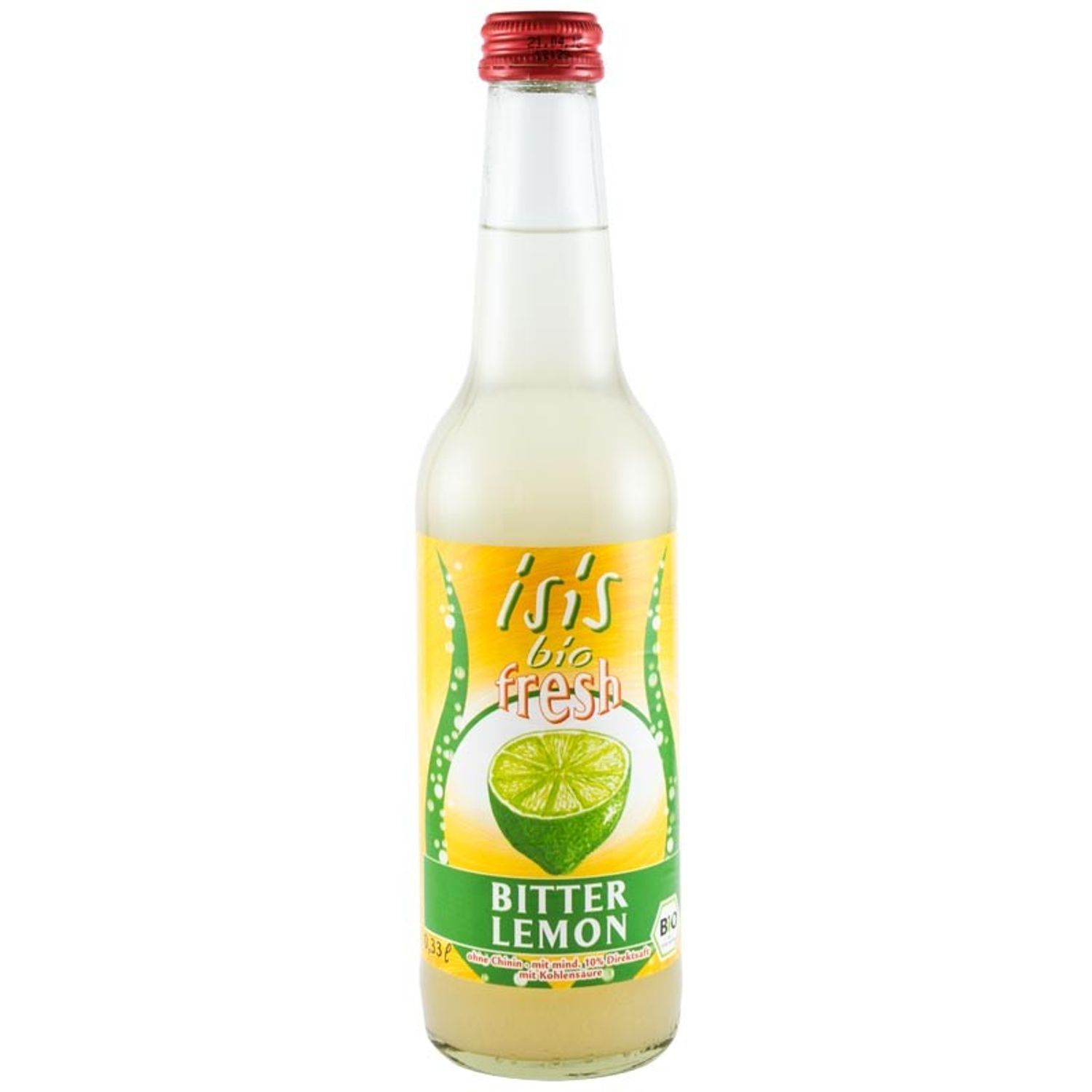 Suc carbogazos Bio bitter lemon, 0,33l Isis fotografia produsului