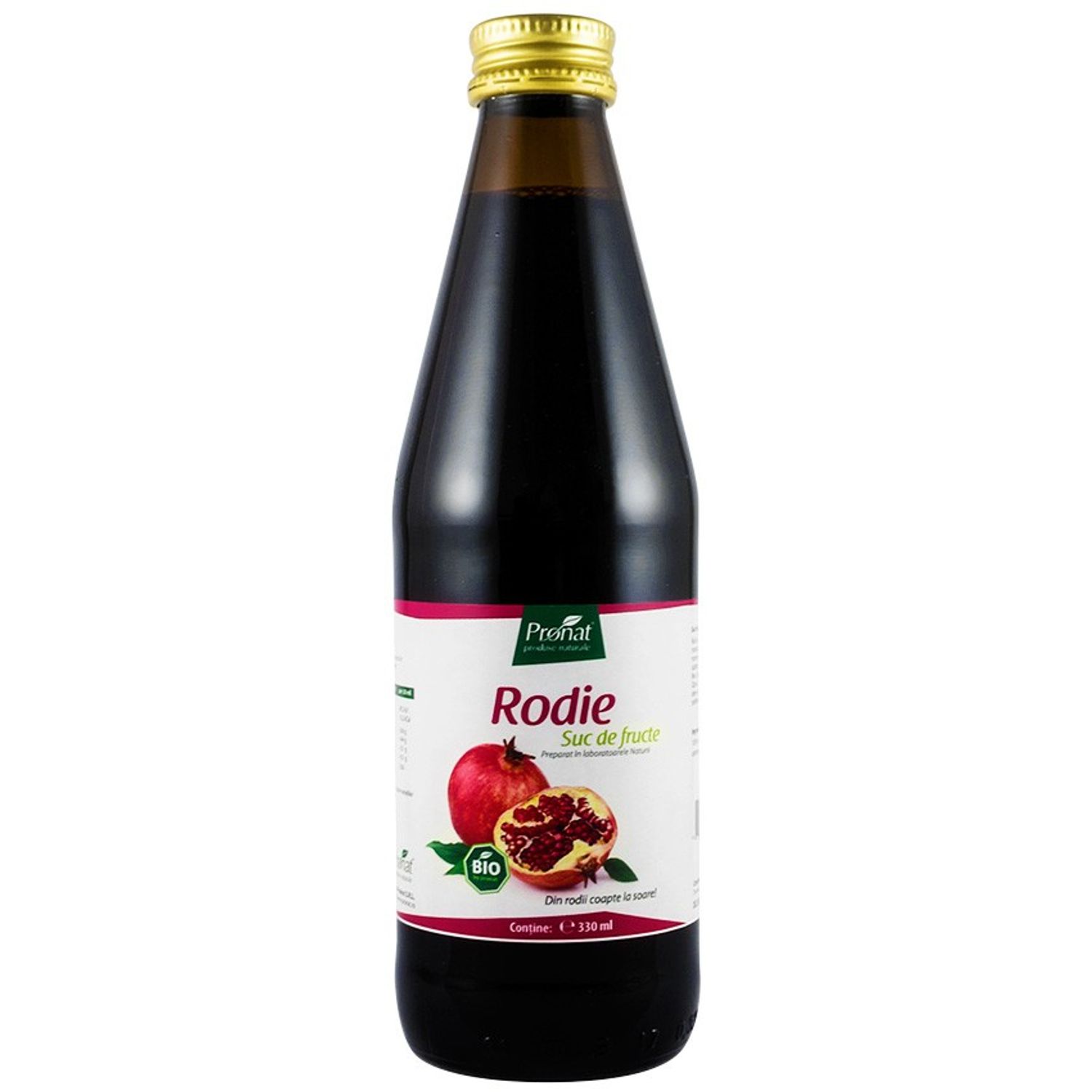 Suc de rodie 100%, Bio, 330 ml Medicura fotografia produsului