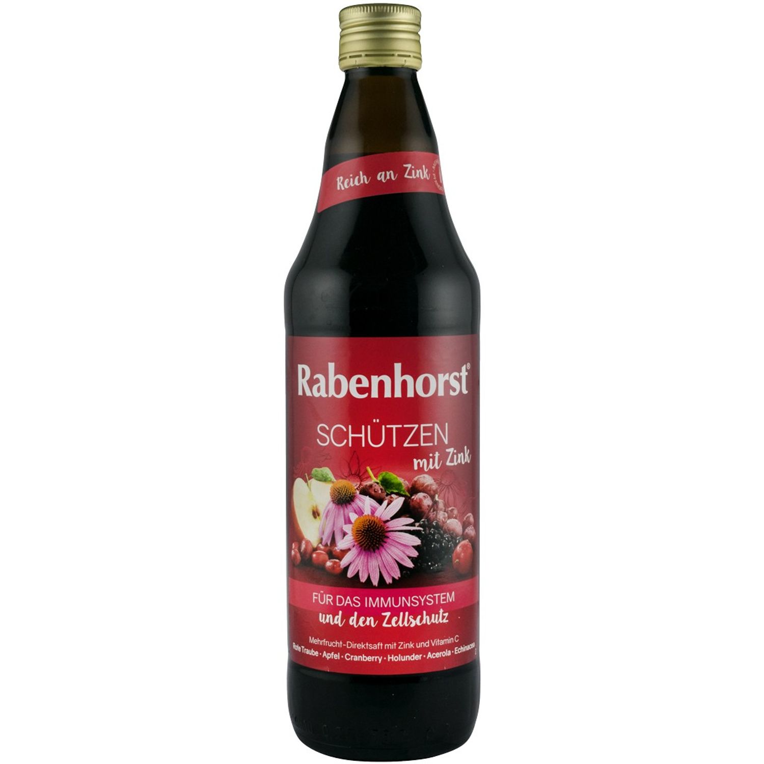 Suc de fructe protectie cu zinc, 750ml Rabenhorst fotografia produsului