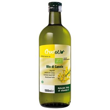 Ulei din seminte de rapita bio extravirgin, 1000 ml crudolio