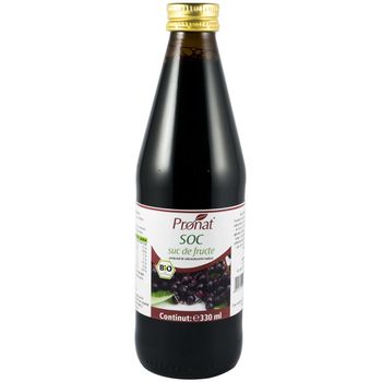 Suc de soc 100%, bio, 330 ml medicura