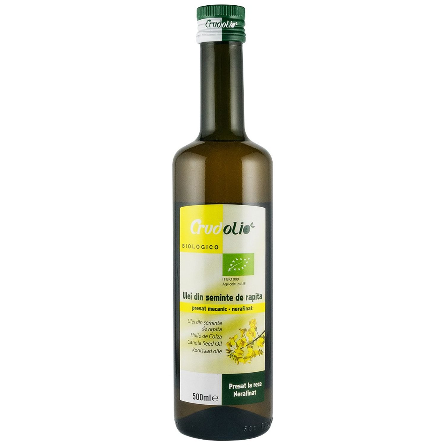 Ulei Bio din seminte de rapita 500 ml Crudolio fotografia produsului
