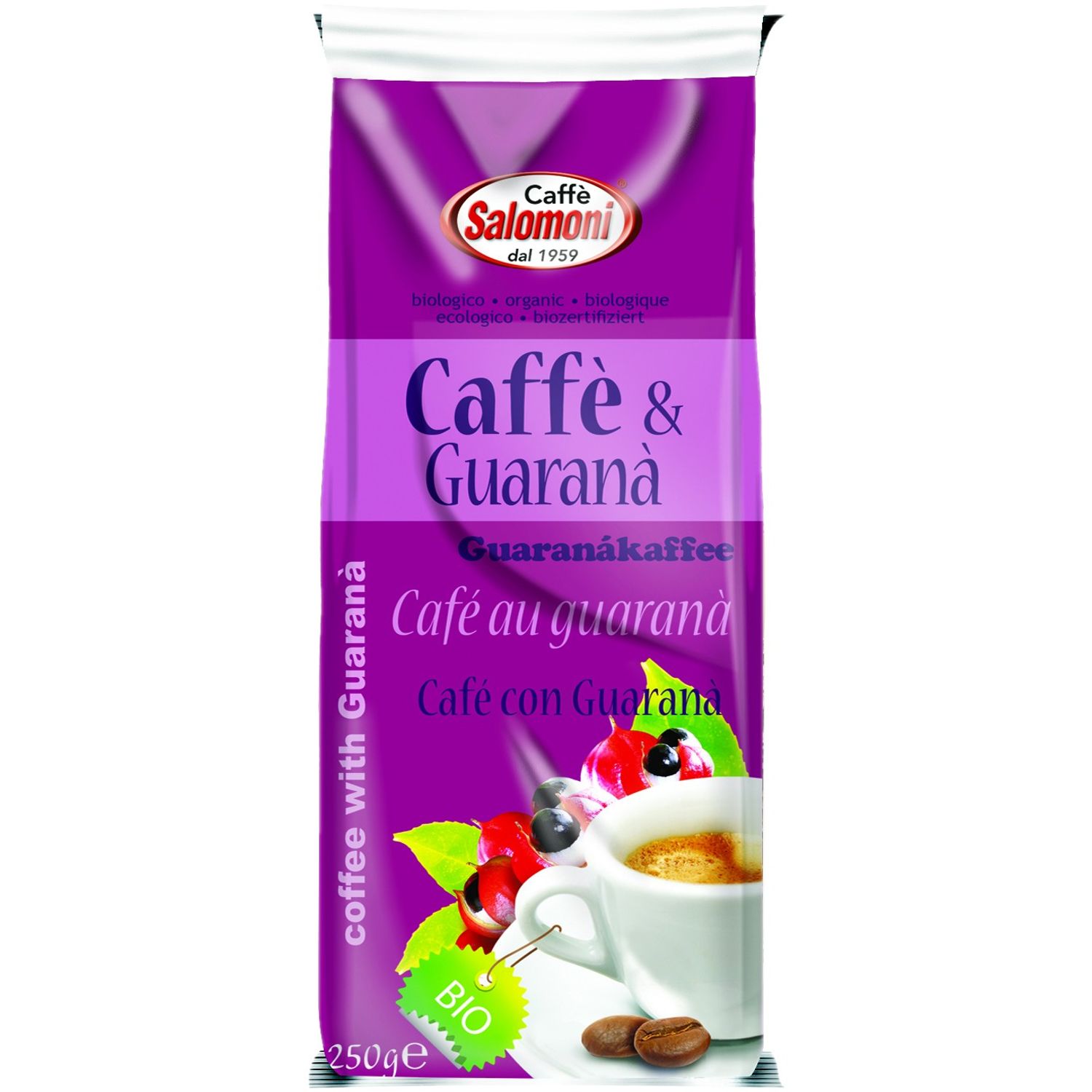 Cafea si guarana Bio 250 g salomoni fotografia produsului