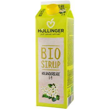Sirop bio din flori de soc, 1 l hollinger