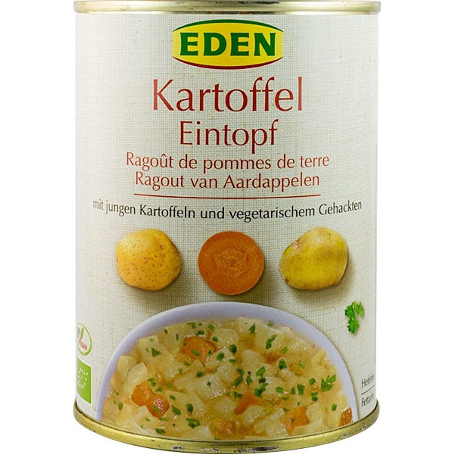 Mancare Bio de cartofi, 560g Eden fotografia produsului