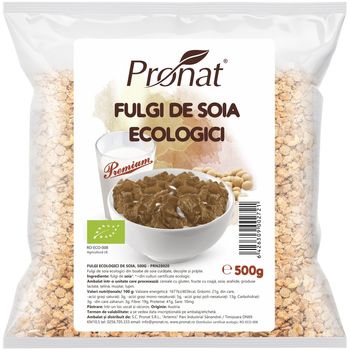 Fulgi bio de soia, 500 g