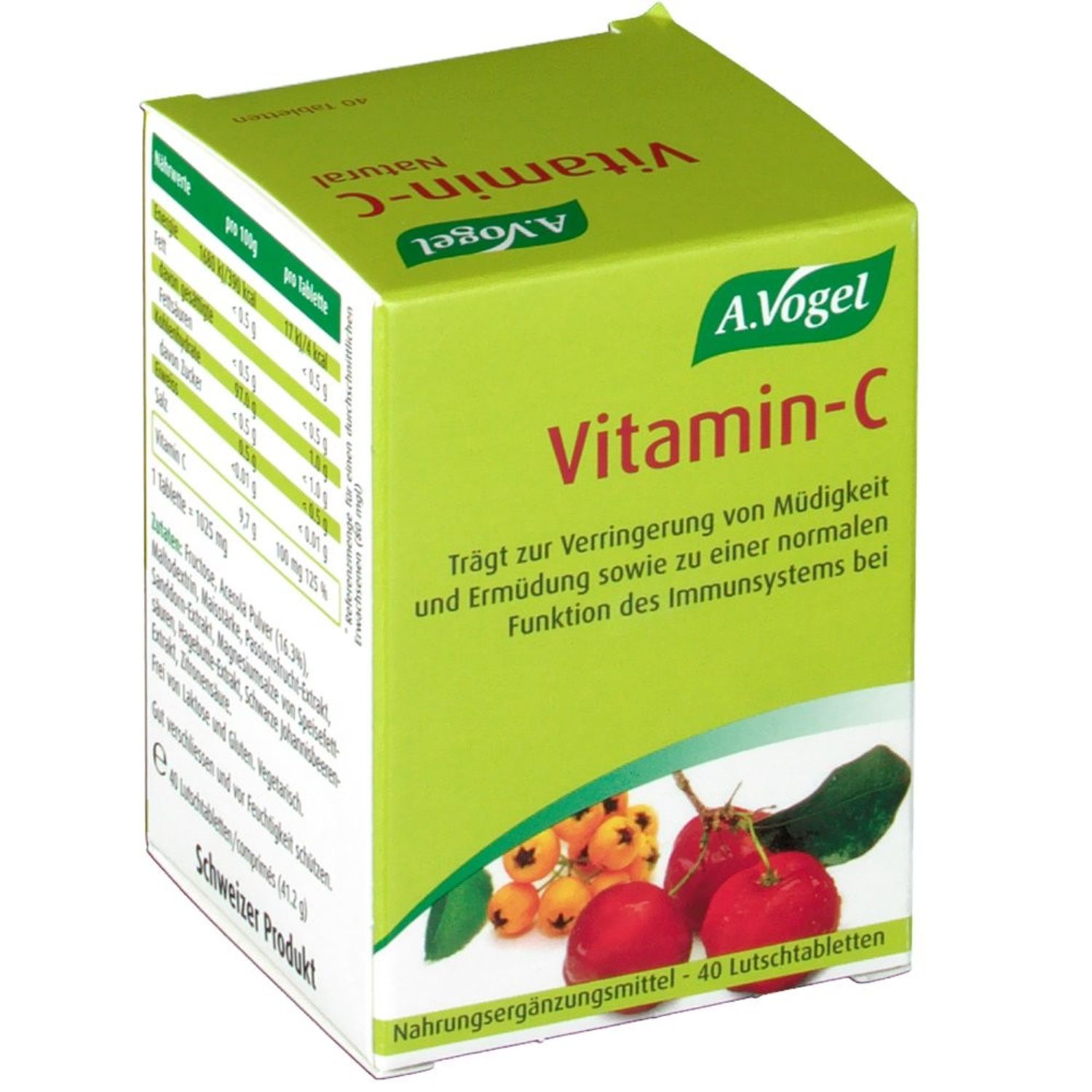 Vitamina C naturala, 41.2g a. Vogel fotografia produsului