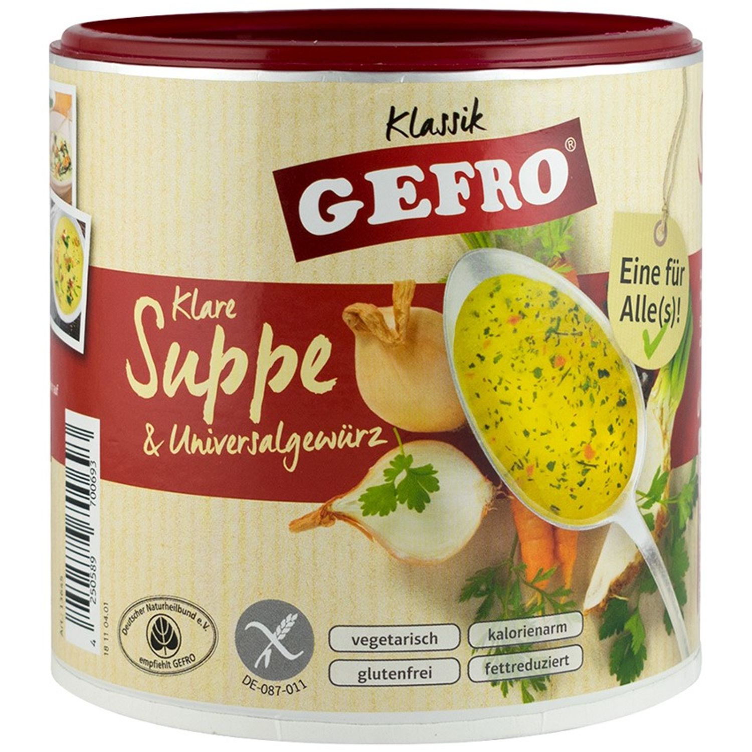Supa de legume si condiment universal, 450g Gefro fotografia produsului