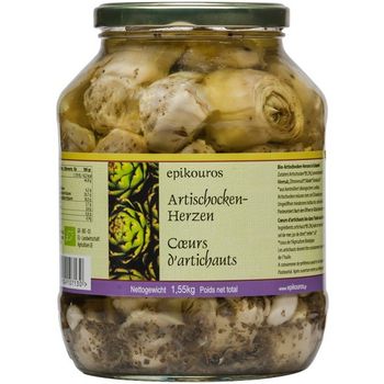 Anghinare in ulei cu mirodenii, bio, 1.55 kg epikouros