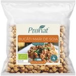 Bucati mari de soia Bio (8 mm), 200g fotografia produsului