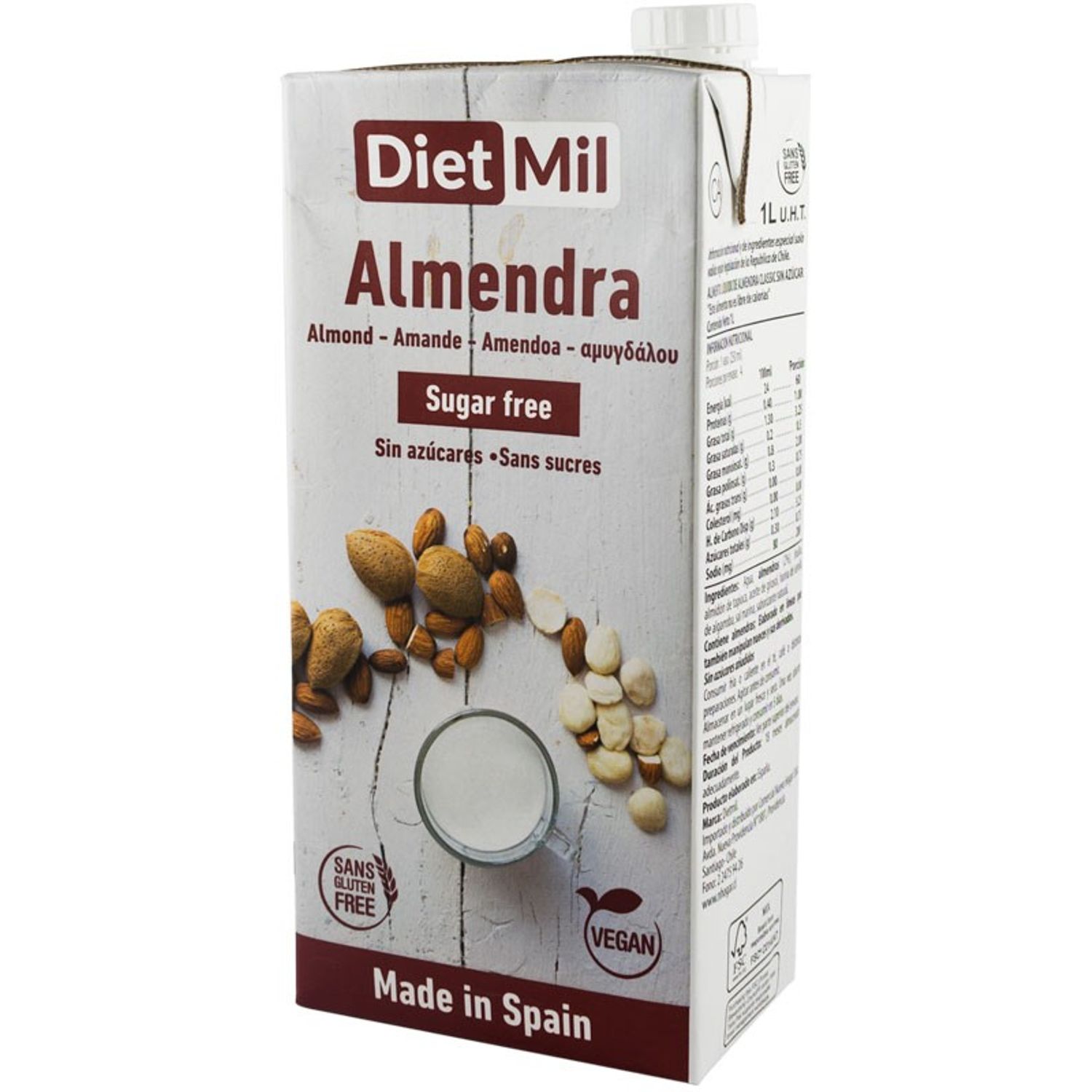 Bautura de migdale, 1l dietmil fotografia produsului