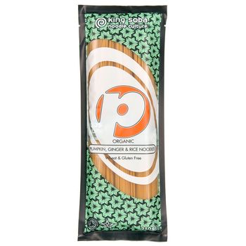 Taitei bio din orez brun cu dovleac si ghimbir, 250g king soba