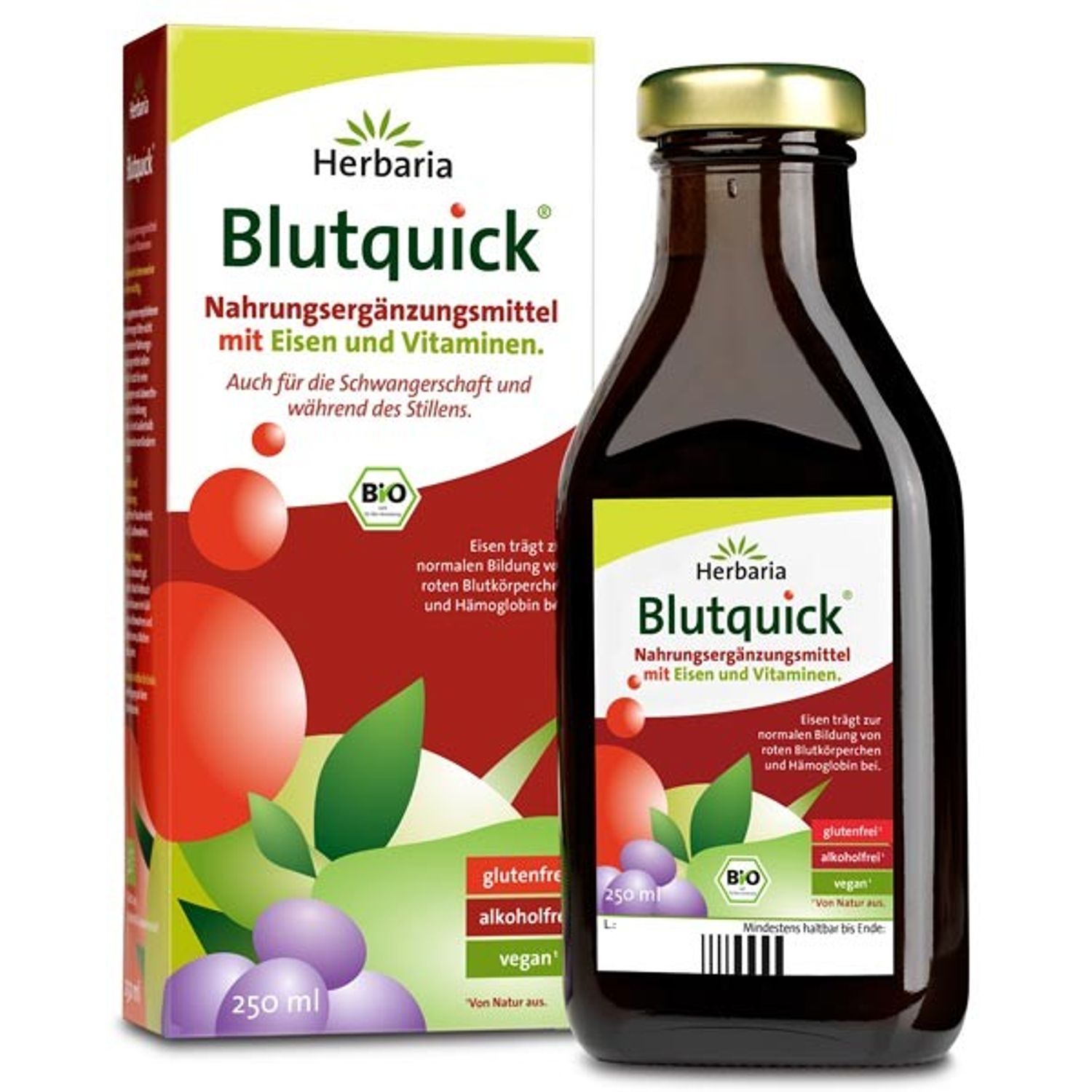 Blutquick fier 250 ml Herbaria fotografia produsului