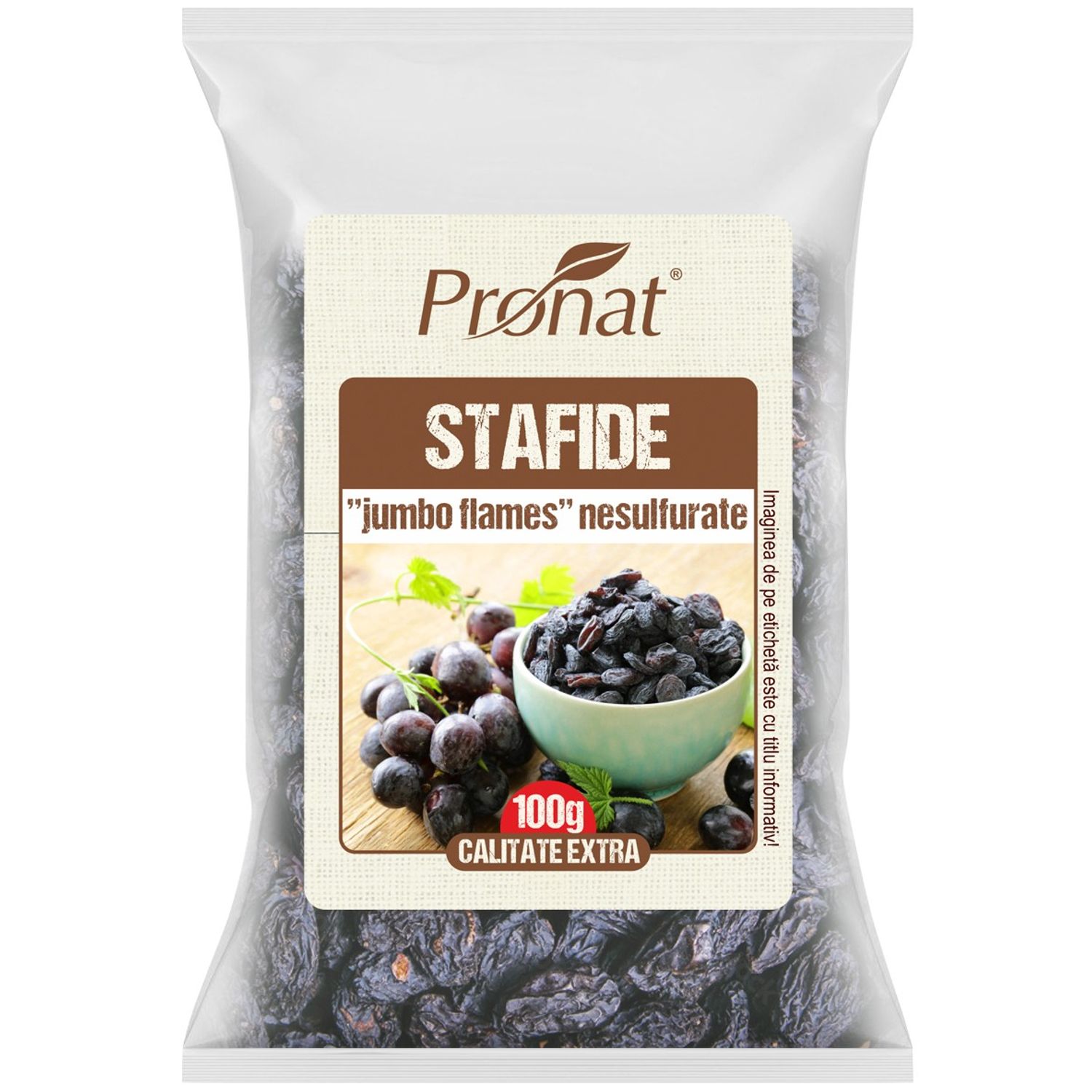 Stafide jumbo flames nesulfurate 100g fotografia produsului