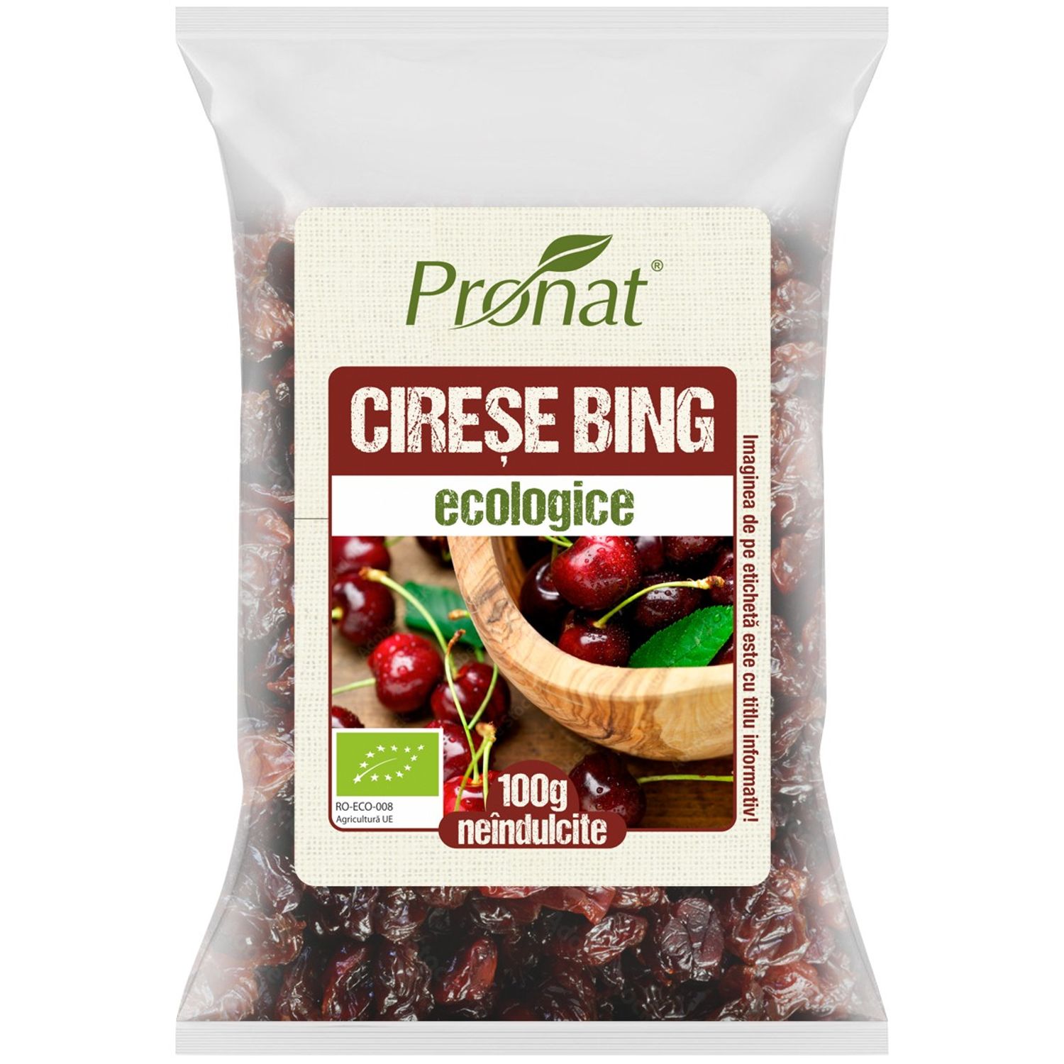 Cirese bing Bio, neindulcite, 100 g fotografia produsului