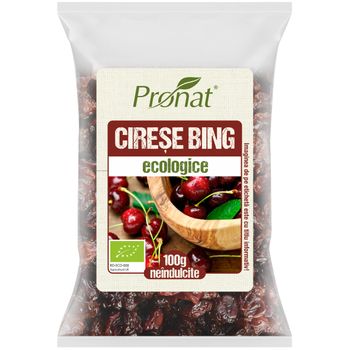 Cirese bing bio, neindulcite, 100 g