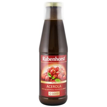 Suc pur acerola plus c1000, 450 ml rabenhorst