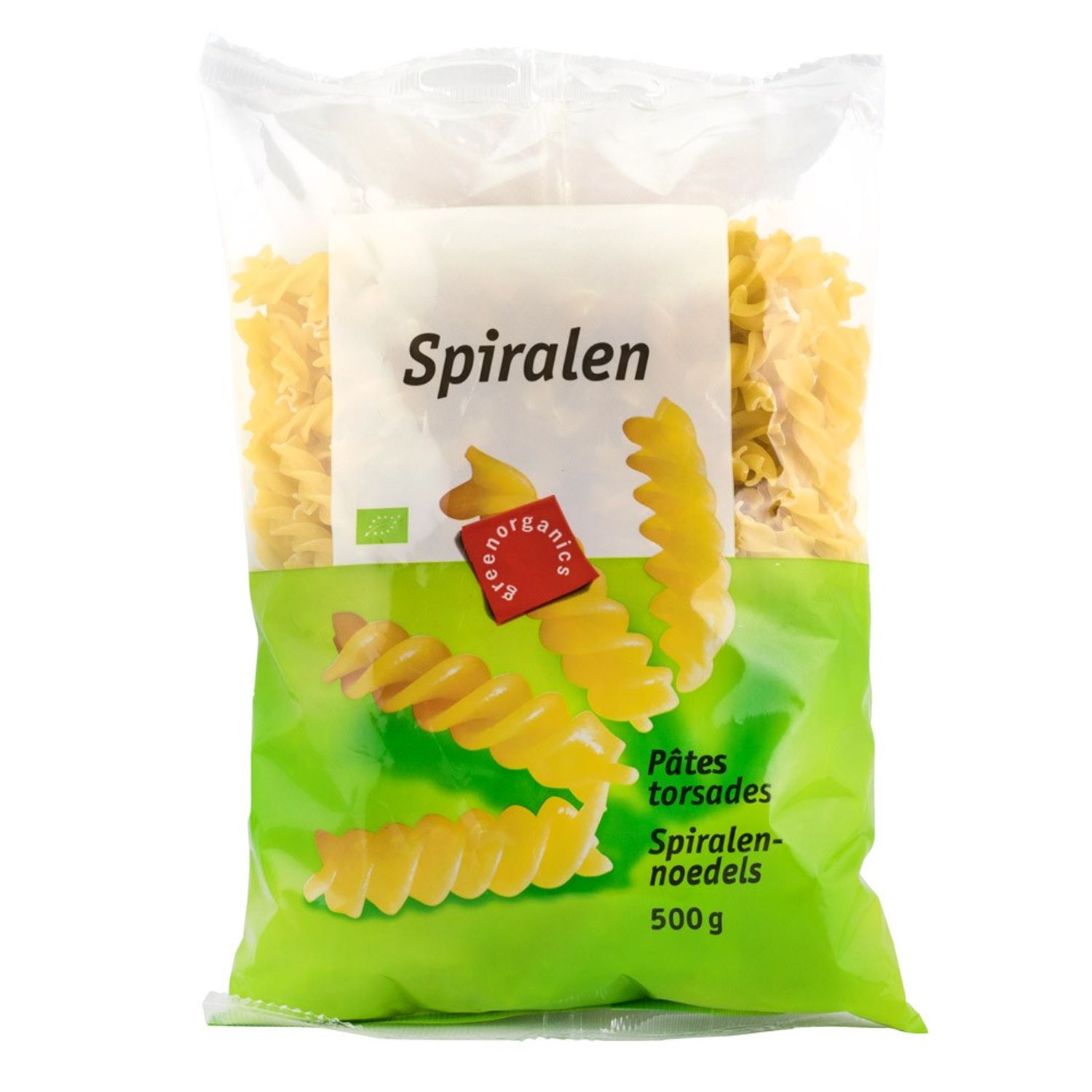 Spirale Bio din grau dur, 500 g green organics fotografia produsului