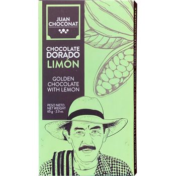 Ciocolata alba cu lamaie, 65g juan choconat