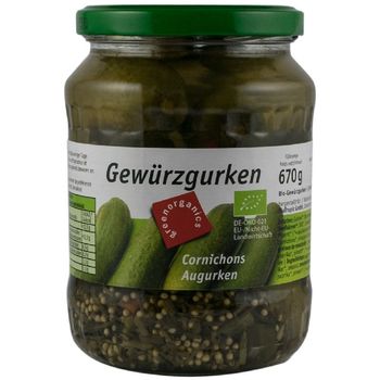 Castraveti murati, bio, 670g/360g green organics