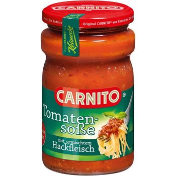 Sos de rosii cu amestec de carne tocata, 325ml carnito