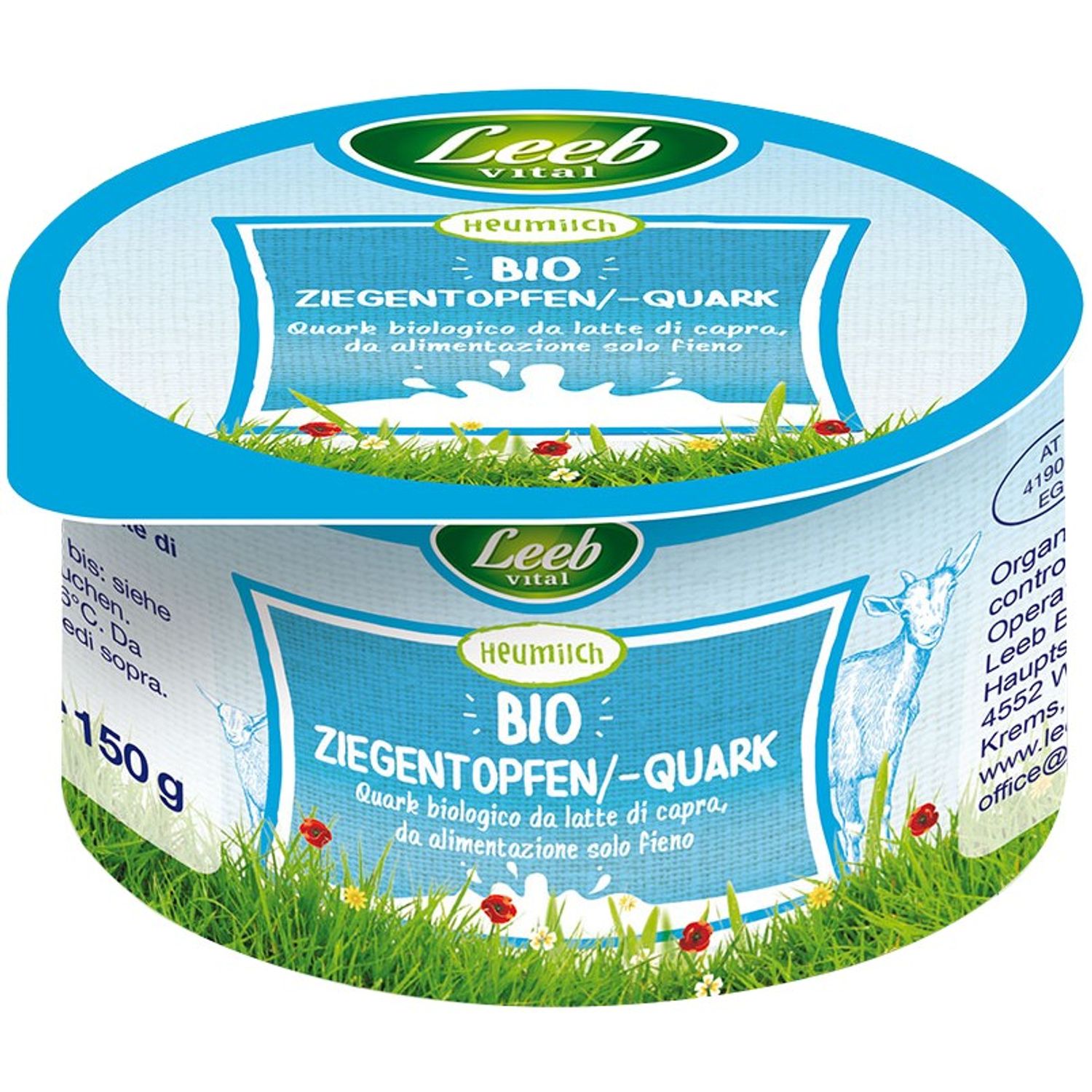 Branza Bio din lapte de capra, 150g Leeb Vital fotografia produsului