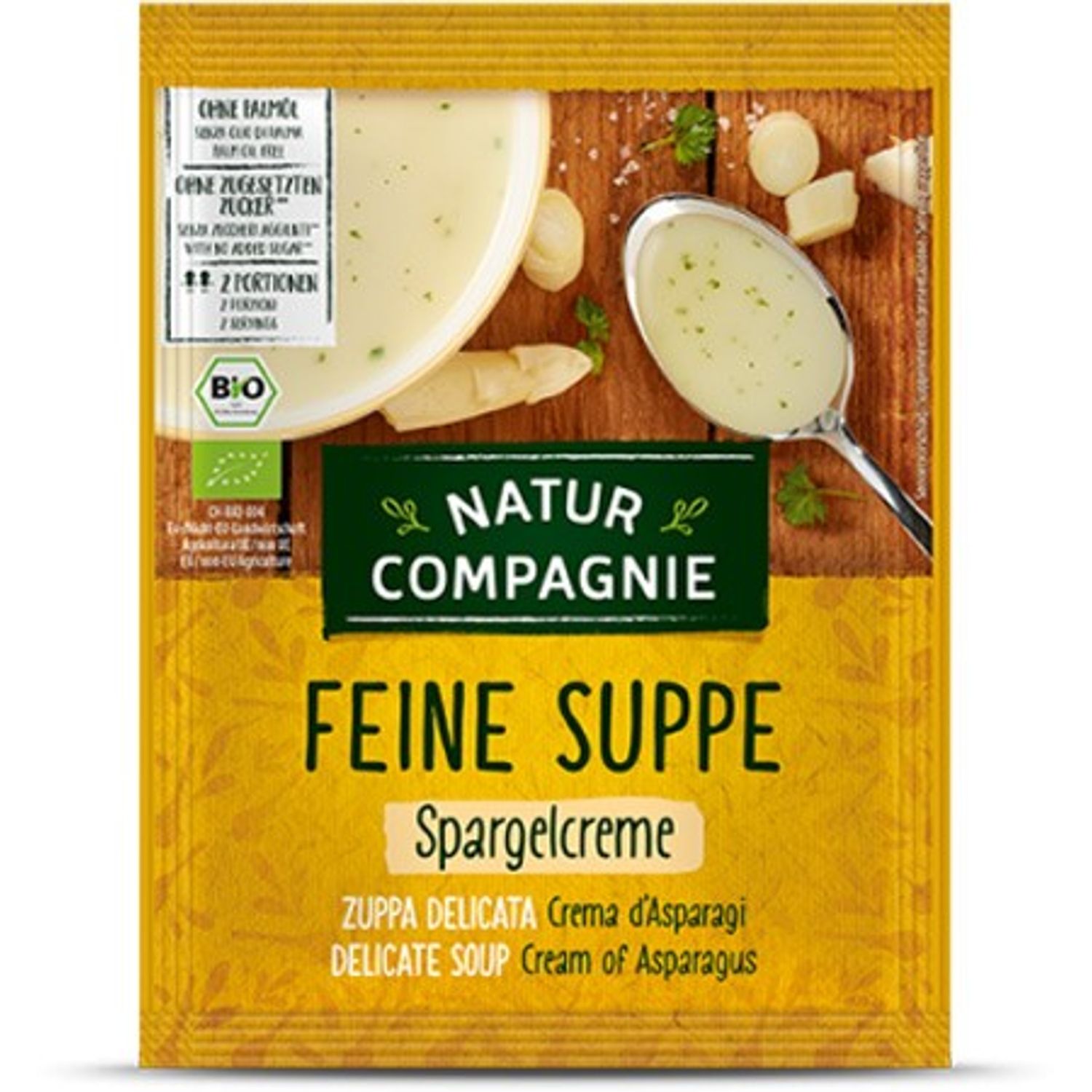 Supa crema de sparanghel, Bio, 40 g Natur Compagnie fotografia produsului