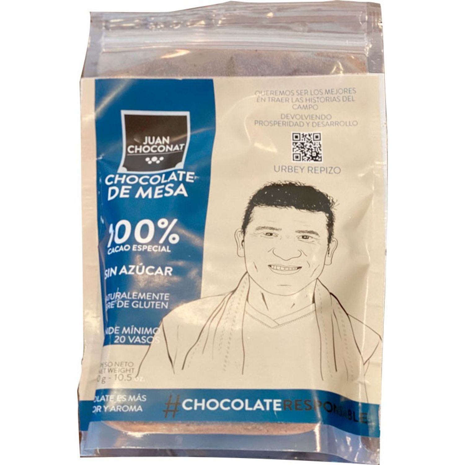 Ciocolata de masa 100% cacao special 300g Juan Choconat fotografia produsului