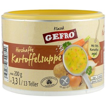 Supa consistenta de cartofi, 200g Gefro elefant.ro Alimentare & Superfoods