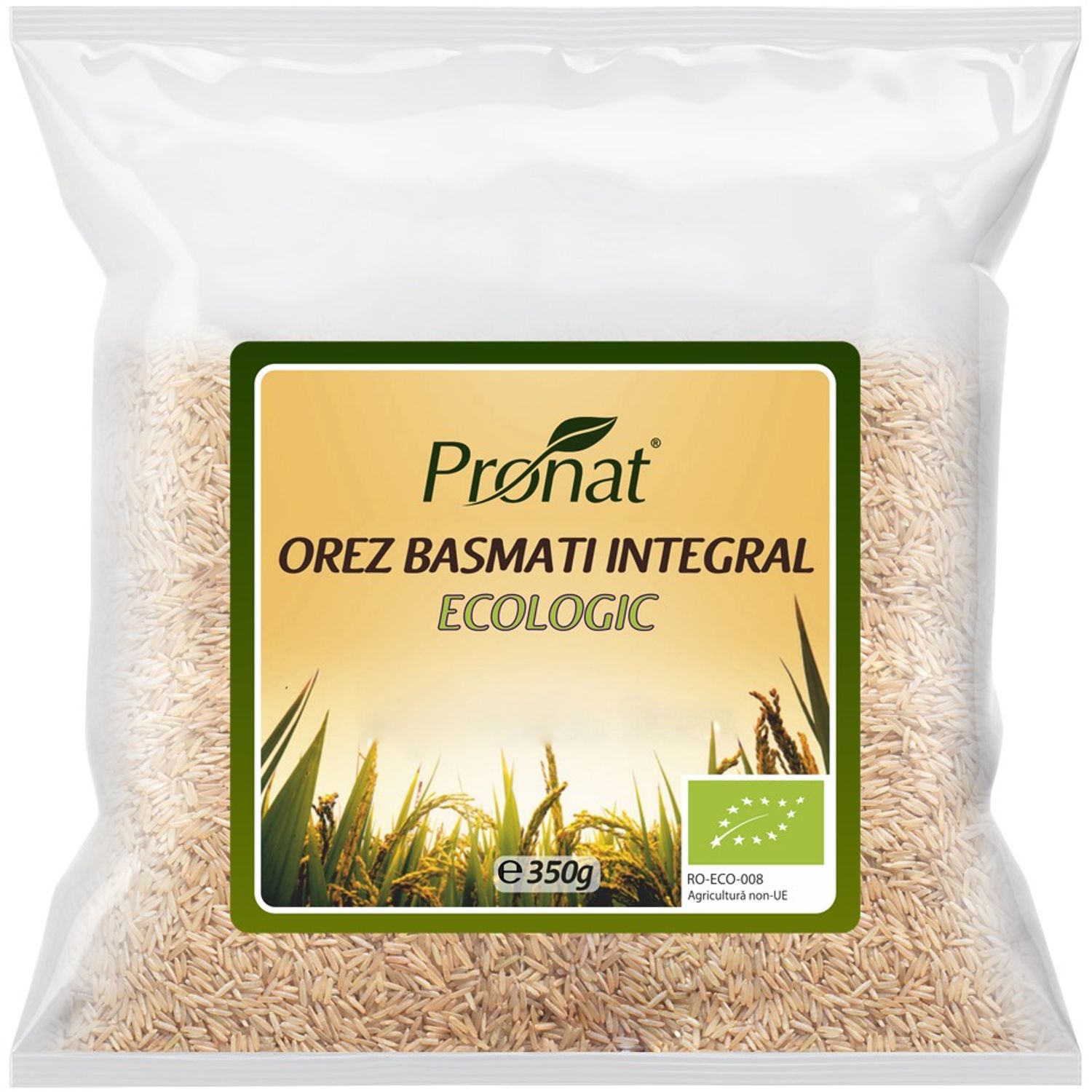 Orez integral basmati Bio, 350 g fotografia produsului