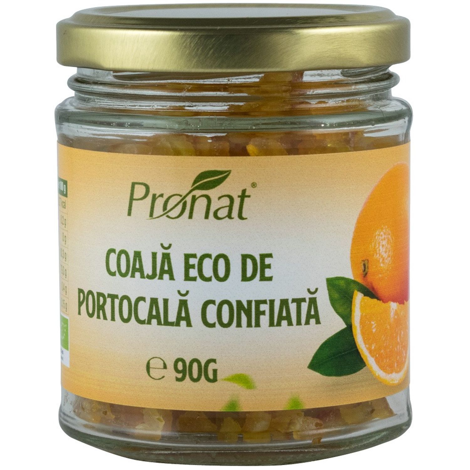 Coaja Bio de portocala, confiata 90g fotografia produsului