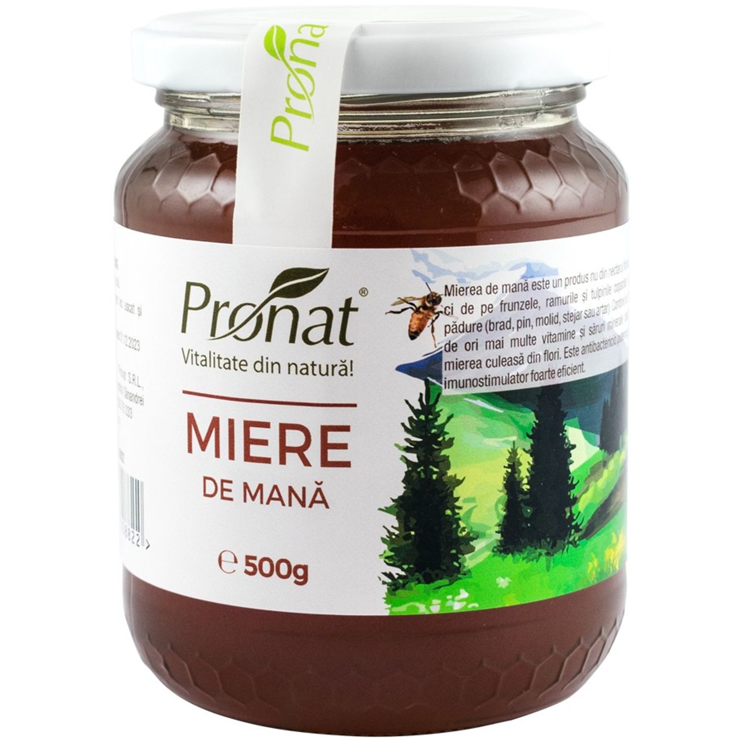 Miere de mana 500g fotografia produsului